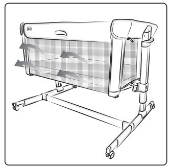 chicco Next 2 me Dream EVO User Guide - Equipped with 4 mesh windows for enhanced air ventilation