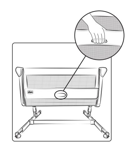 chicco Next 2 me Dream EVO User Guide - Exclusive sliding system for opening and closing