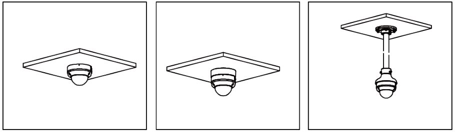 dahua HDBW3441R-AS-P Dome Network Camera - Figure 3-3 Installation method