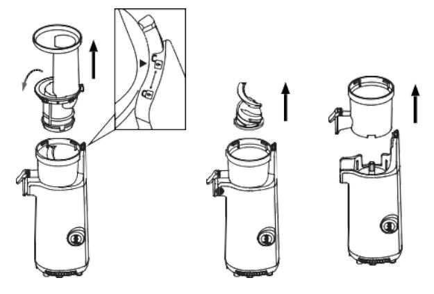 teesa TSA3233 Slow Juicer - DISASSEMBLING