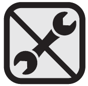 Do NOT disassemble icon