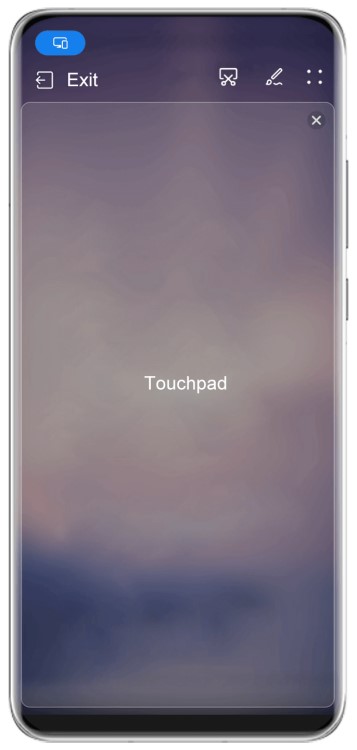 HUAWEI P50 Pro - Device as a Touchpad