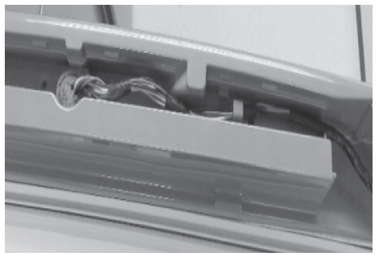 Samsung Bottom Freezer Refrigerator RB10FSR4ESR Switch the Wire-Door Direction to opposite side