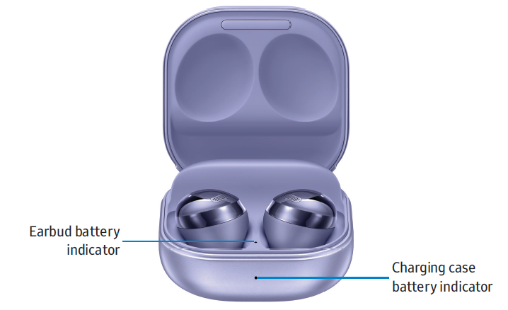 Samsung Galaxy Buds Pro R190 Check the charge status