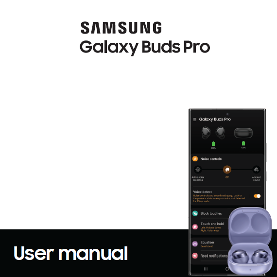 Samsung Galaxy Buds Pro R190 User Manual