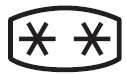 two star symbol icon