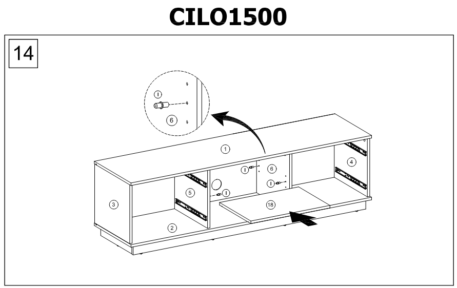 AVS CB1500SOW 1500mm Cubit TV Cabinet in White Oak = making process