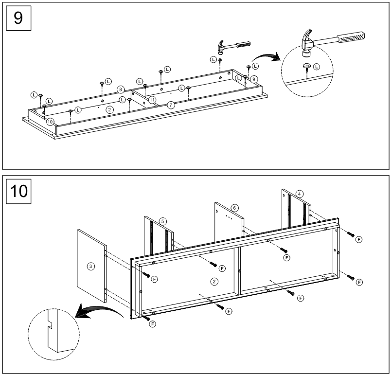 AVS CB1500SOW 1500mm Cubit TV Cabinet in White Oak = making process
