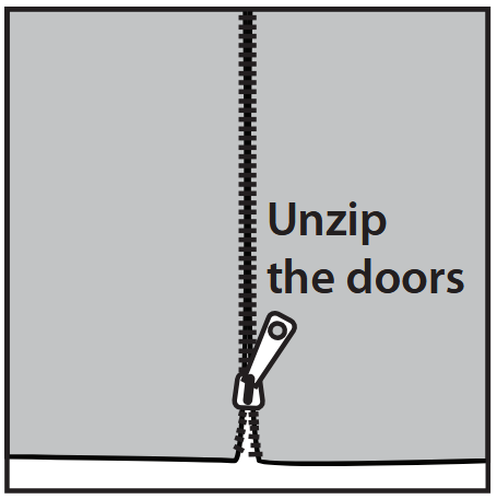 EAGLE PEAK 10×10 ft Pop Up Greenhouse with Gable Roof = ATTACH THE PE TOP