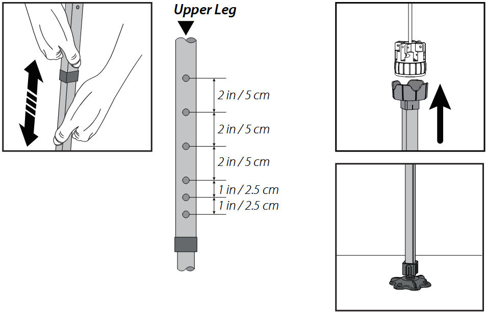 EAGLE PEAK 10×10 ft Pop Up Greenhouse with Gable Roof = Attach the Support Pole for Snow Defence