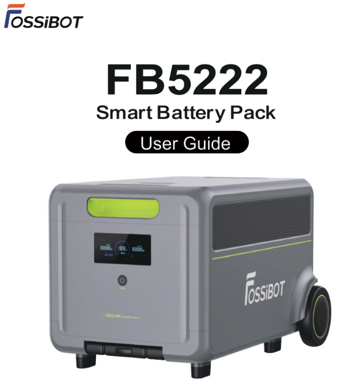 FOSSiBOT FB5222 Smart Battery Pack- front page
