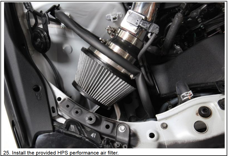 HPS 827-682 Performance Air Intake Kit - BEFORE INSTALLATION