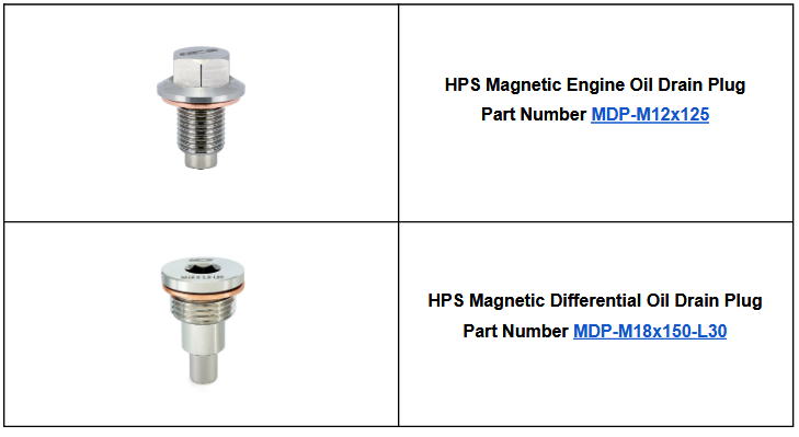 HPS 827-682 Performance Air Intake Kit - Drain Plug