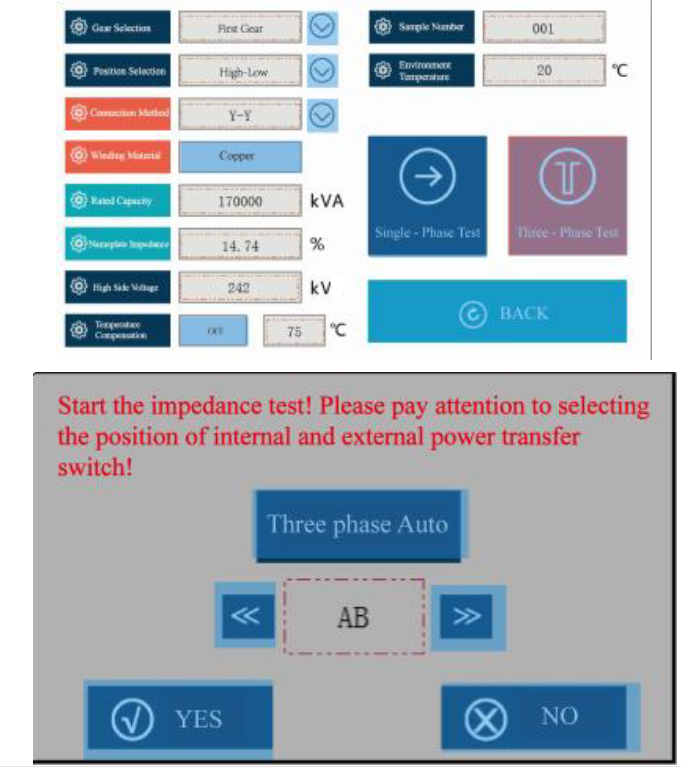 Huazheng HZZH-5 Transformer Parameter Comprehensive Tester- Short Circuit Impedance Test