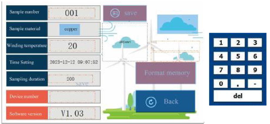 Huazheng HZZH-5 Transformer Parameter Comprehensive Tester- System Settings