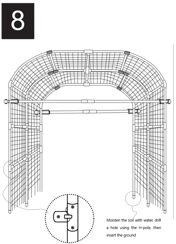 VEVOR TP-160-2 Cumber Trellis- Installation Procedure