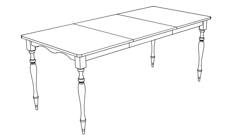 Wayfair hbig3669,FLS4 Florencja Extendable Dining Table - ASSEMBLY INSTRUCTION