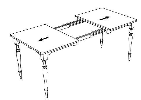 Wayfair hbig3669,FLS4 Florencja Extendable Dining Table - STEP 2