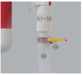 hygger HG183 Single Tube Fish Waste Collector - ASSEMBLY INSTRUCTIONS