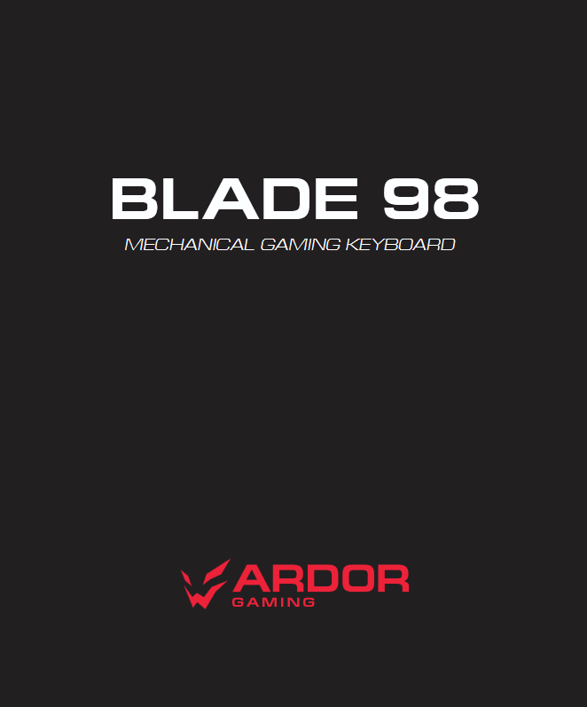 ARDOR GAMING AG-ODM-B98-RED-B Mechanical Gaming Keyboard