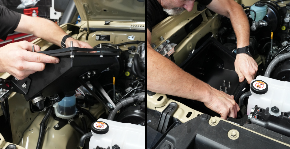 GTURBO VDJ70 Airbox Power Pipe - install steps