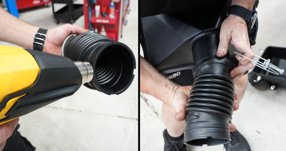 GTURBO VDJ70 Airbox Power Pipe - install steps