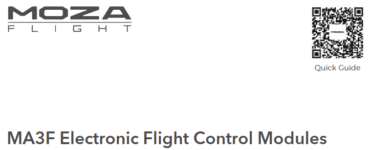 MOZA MA3F Electronic Flight Control Modules - front page