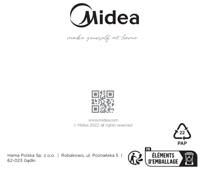 Midea MK-17S30F Electric Kettle User Manual-Last page all icons
