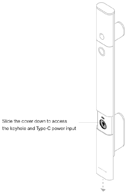URBAN Native Lock Ultra Smart Door Lock -Keyhole & Type-C