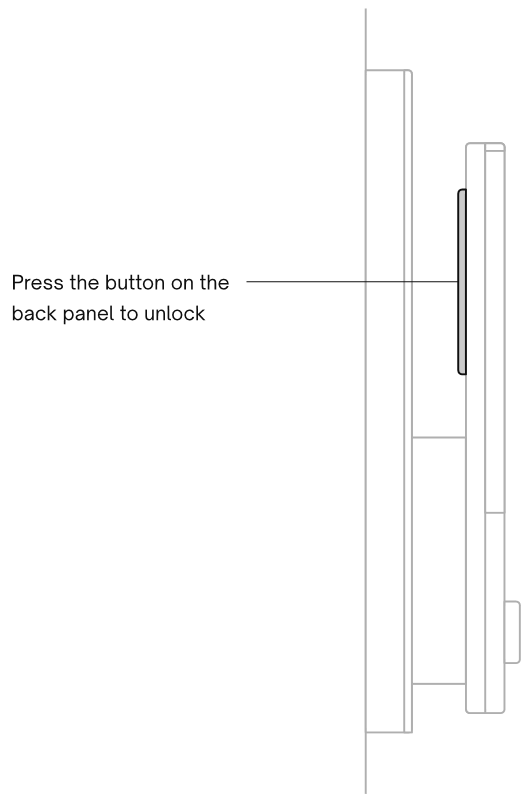 URBAN Native Lock Ultra Smart Door Lock -Unlocking the door button