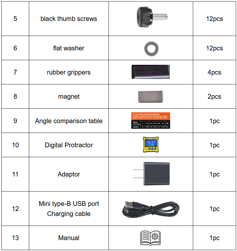VEVOR WBS-011 Wheel Alignment System -PACKAGE include
