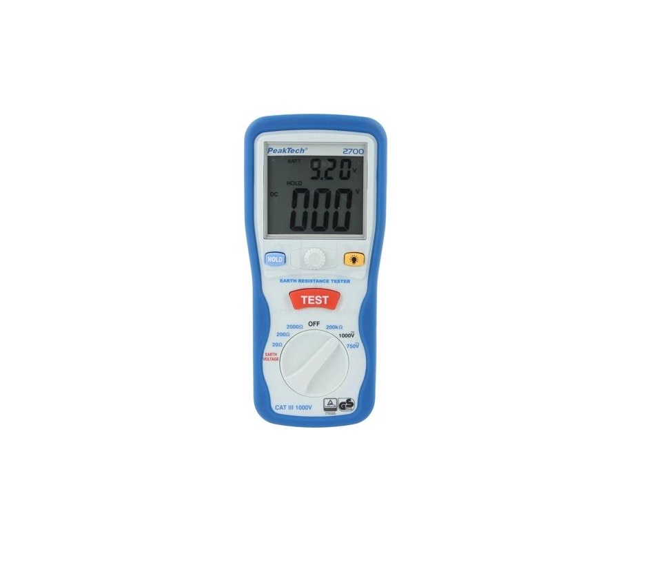 PeakTech 2700 Digital Earth Resistance Tester User Manual - Featured image