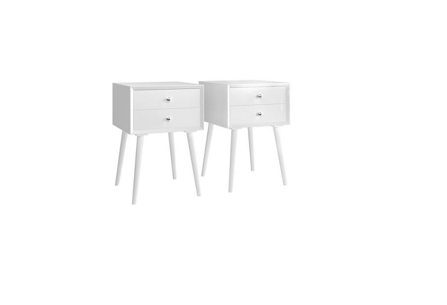 SweetGO SG5011 11.8 in. White Side Table Instruction Manual - Featured image