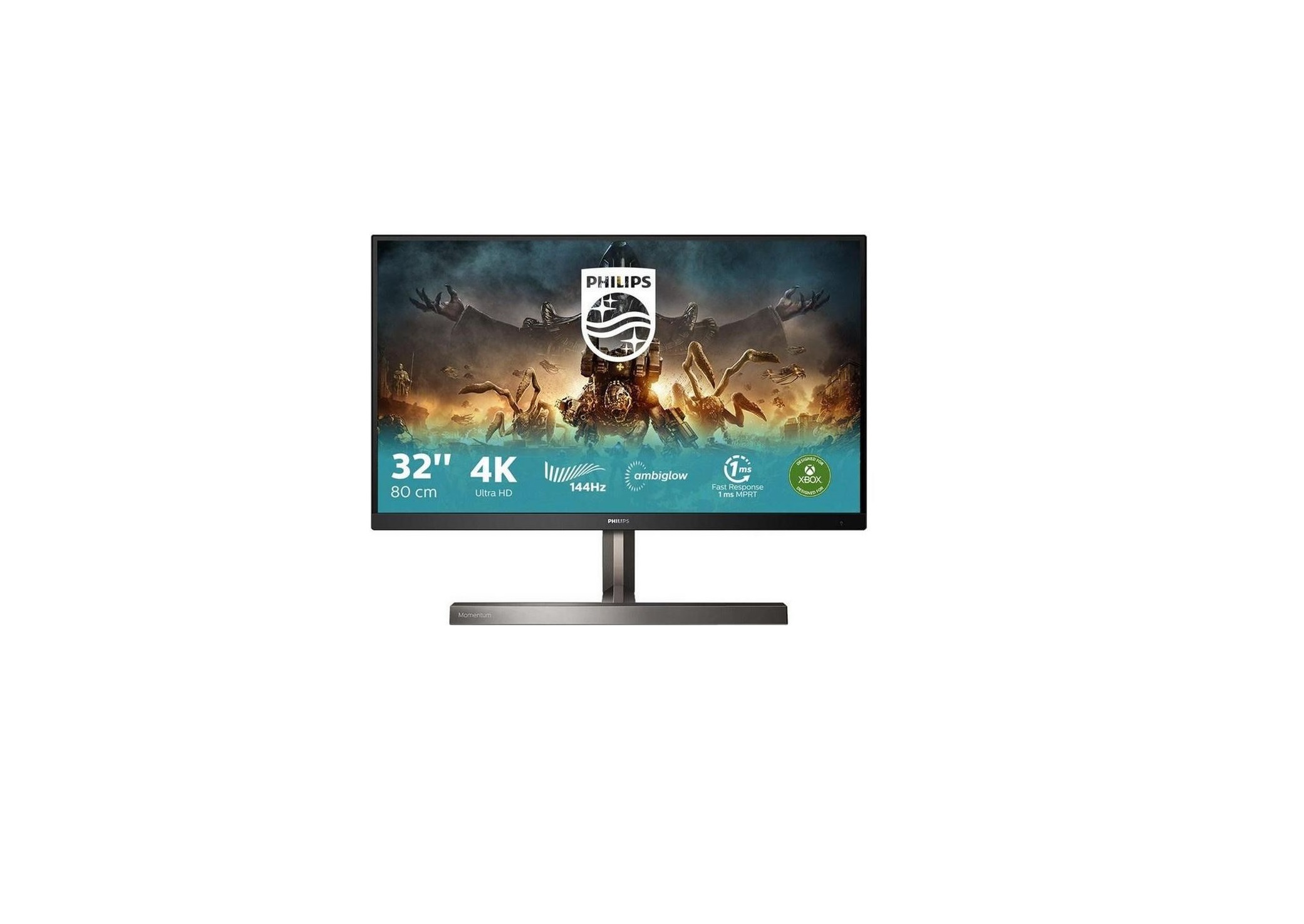 PHILIPS 329M1 Momentum 4K HDR Display Gaming Monitor User Guide - Featured image