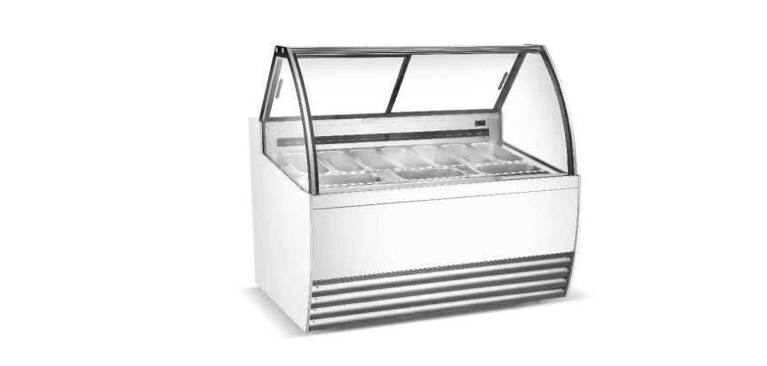 Adexa DW7R Professional Gelato and Ice Cream Serving Display Counter 7 Tubs Instruction Manual - Featured image