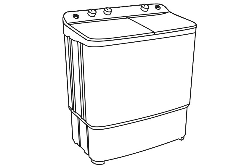 Dawlance DW 7500 C Twin Tub Washing Machine
