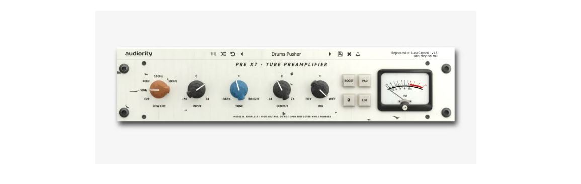 audiority Pre X7 All Tube Preamplifier Plugin - feature image